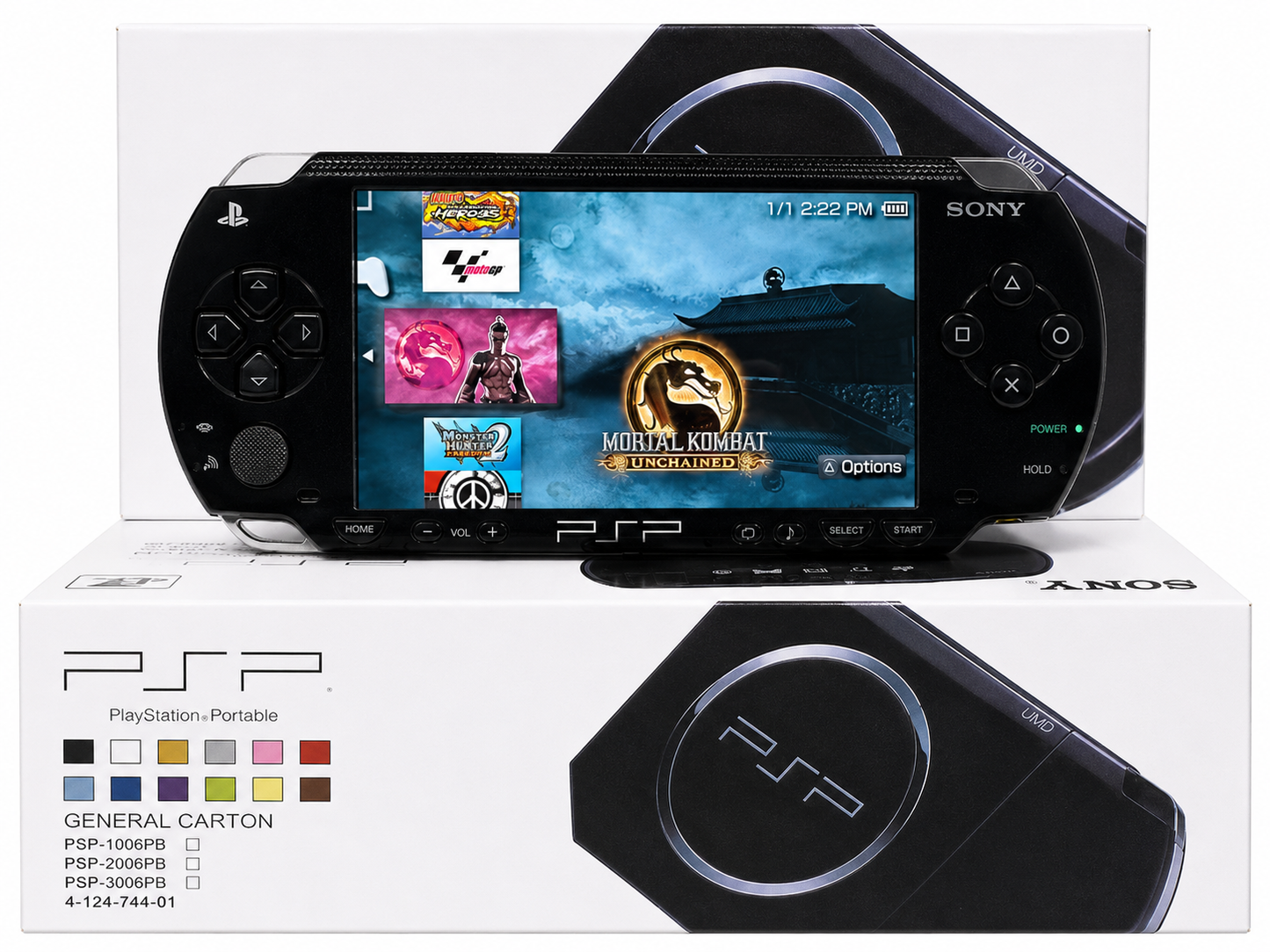 Original Sony PSP 1000 Modded Handheld Console With 32GB Memory Card And Preloaded Games by Rage Gaming
